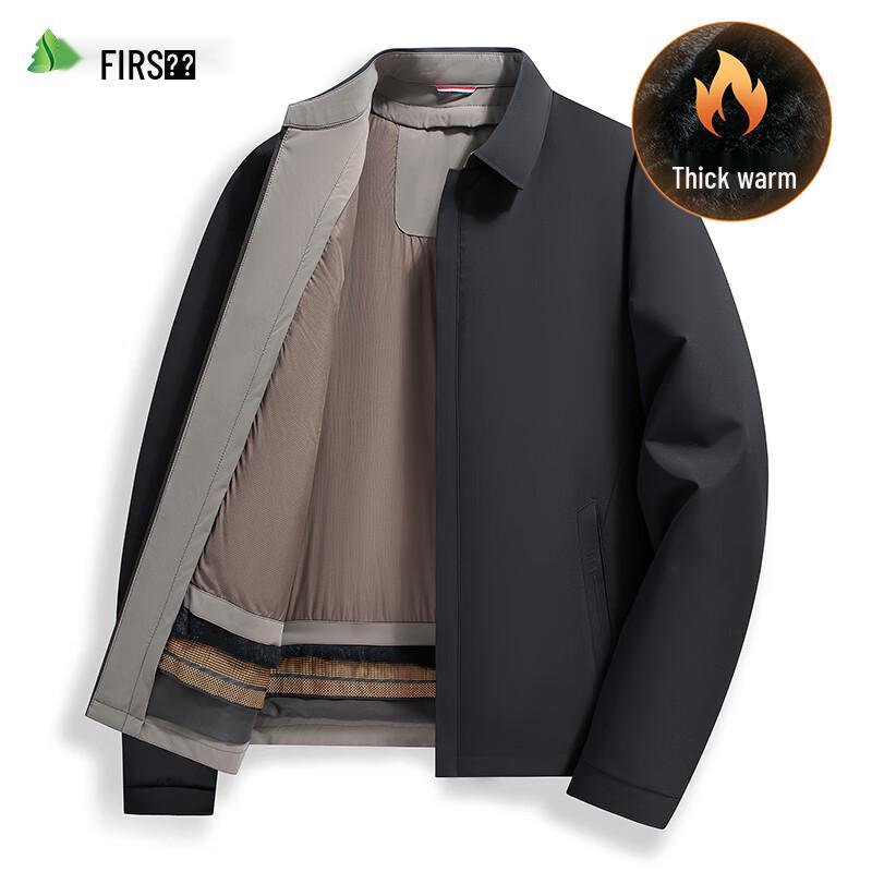 

Shanshan Men s Detachable Lamb Wool Lined Winter Jacket 2XL