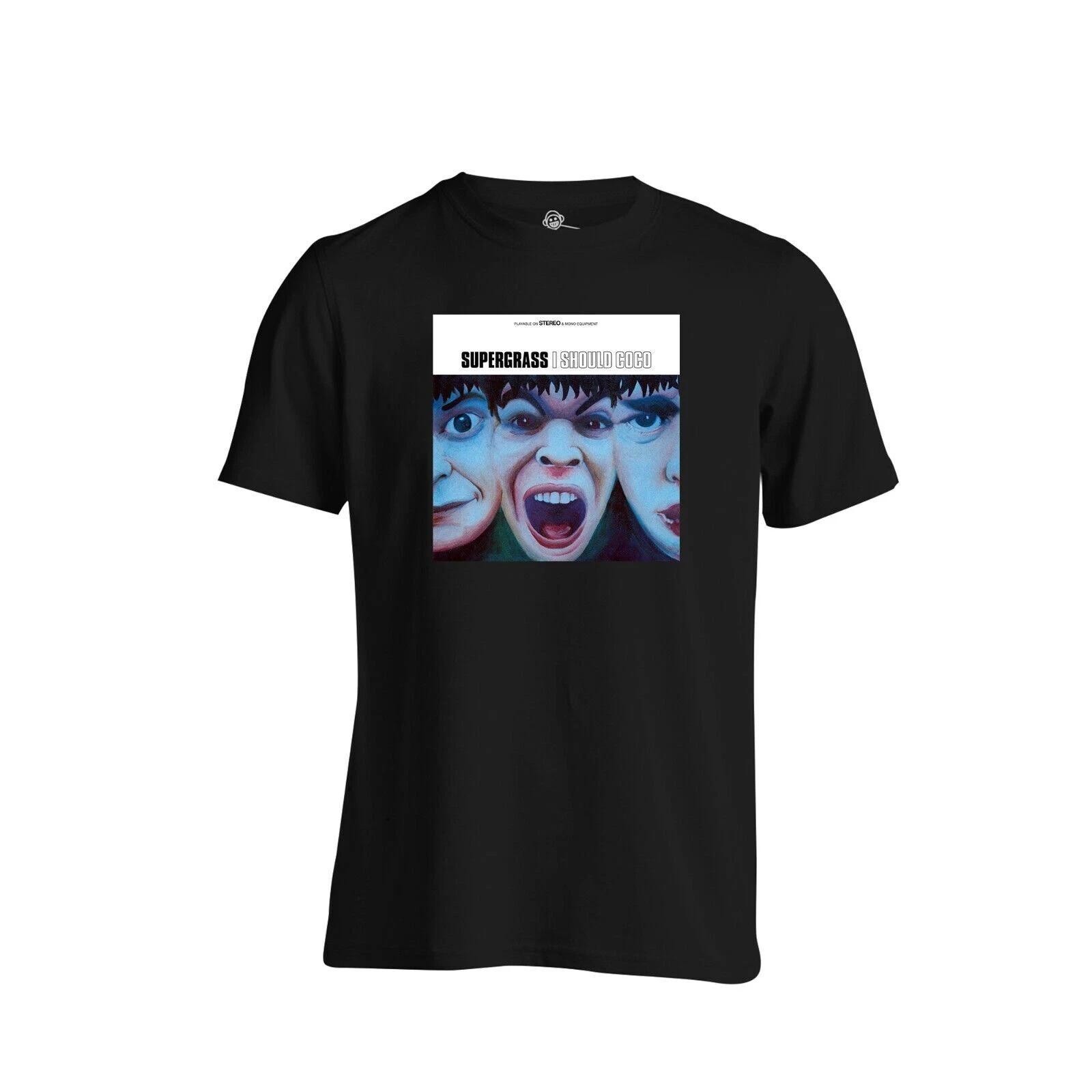Supergrass T Shirt I should Coco Album Cover 90 s Indie Rock S