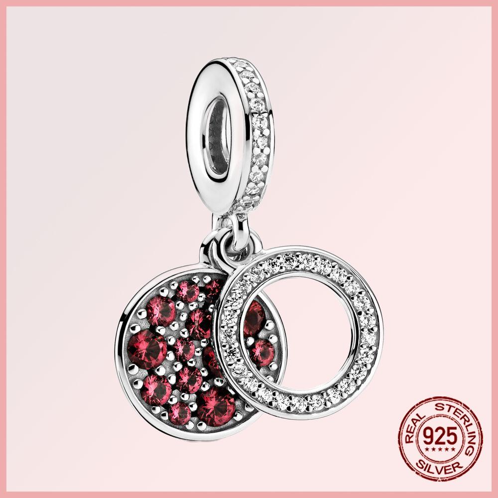 Sparkling Pavé Angel Wings Copper Dangle Charms Fit Original Bracelet Beads Jewelry Gift Diy