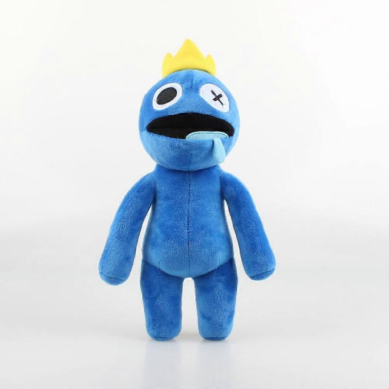 30cm Ro-blox Rainbow Friends Plush Toy Cartoon Game Character Doll Kawaii Blue Monster Soft Stuffed Animal Toys For Kids Fans