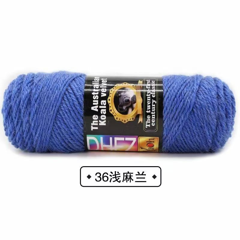 100G Wool Blended Koala Fleece Hand-knitted Medium Thick Yarn Rod Needle Thread Jacket Scarf DIY Knitting&Crocheting