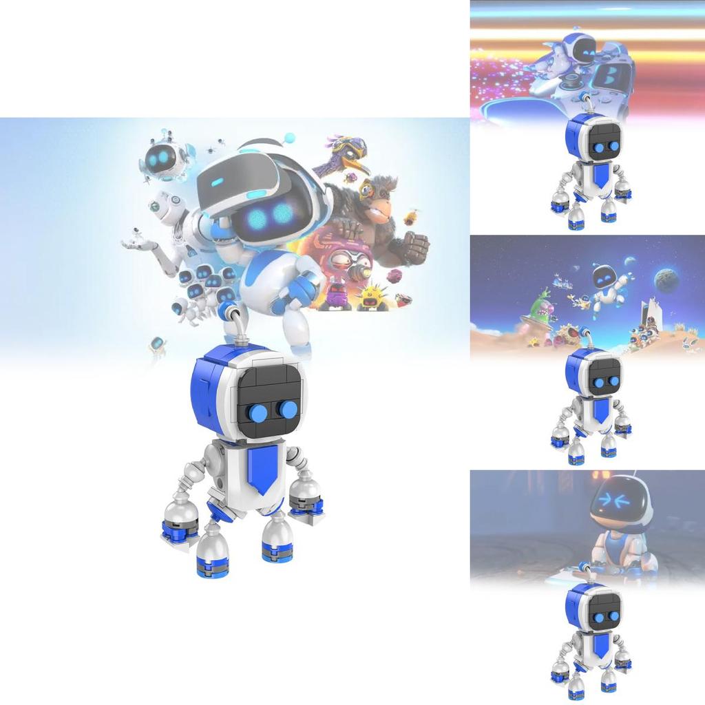 Astro Bot Building Blocks Toy For Kids Educational Plastic Construction Set