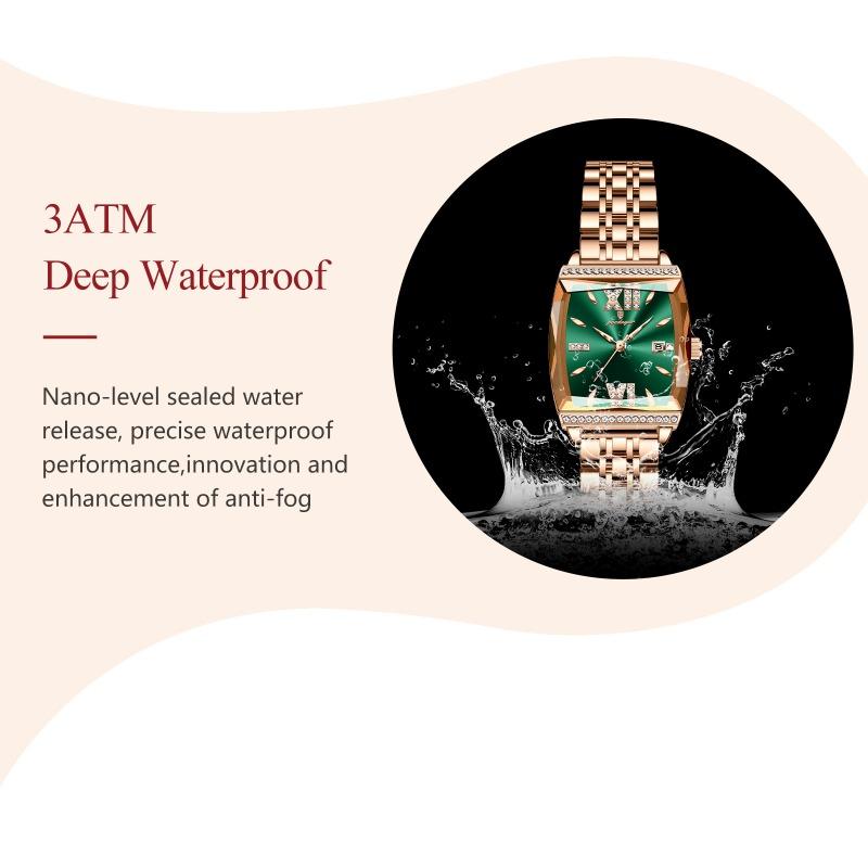 POEDAGAR Fashion Original Woman Clock Waterproof Date Elegant Ladies Watch Stainless Steel Casual Quartz Watches Reloj