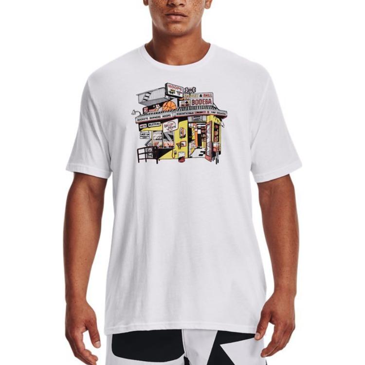 Under Armour T Shirt Men's White 1370235-100
