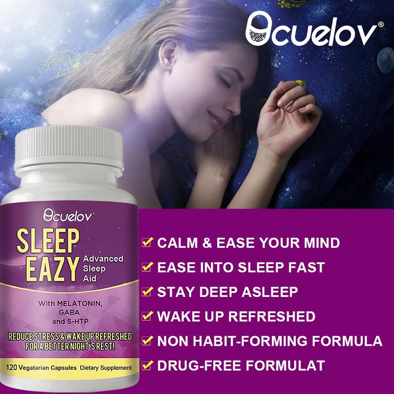 Sleep Aid Formula — Helps You Fall Asleep Faster and Extend Sleep Duration. 120 Capsules.