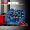 12/24V 15A Smart Battery Charger 10- Stage Charger Protect for LiFePo4 Wet Deep-Cycle Battery Usage