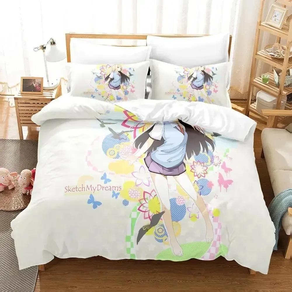 New The Pet Girl Of Sakurasou Bedding Set For Bedroom Soft Modern Bedspreads Comefortable Duvet Cover Quilt Cover And Pillowcase
