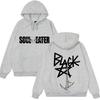 Japanese Anime Soul Eater Logo Funny Hoodie Unisex Clothing Fashion Harajuku Wear Oversized Casual Clothing Winter Streetwear