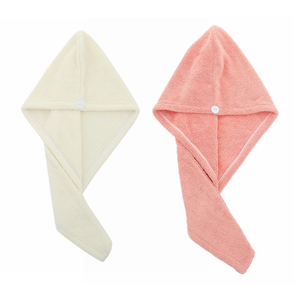Drying Hair Towel Dry Hair Cap Microfiber Hair Drying Wrap Strong Water Absorbent Triangle Shower Hat Wiping Hair Towel Tool