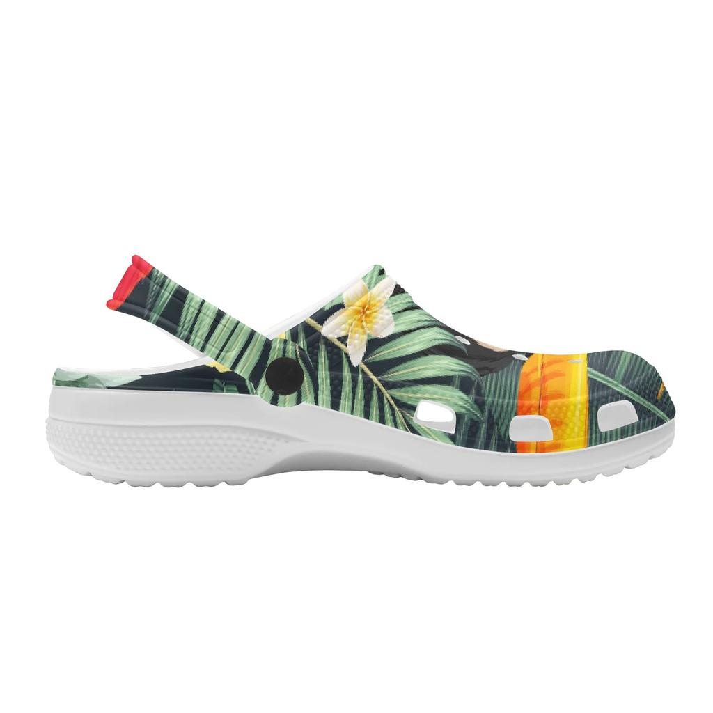 Unisex Cute Printed EVA Clogs Comfortable Breathable Slip On Casual Shoes Soft Sole Lightweight Summer Sandals Daily Leisure Wear