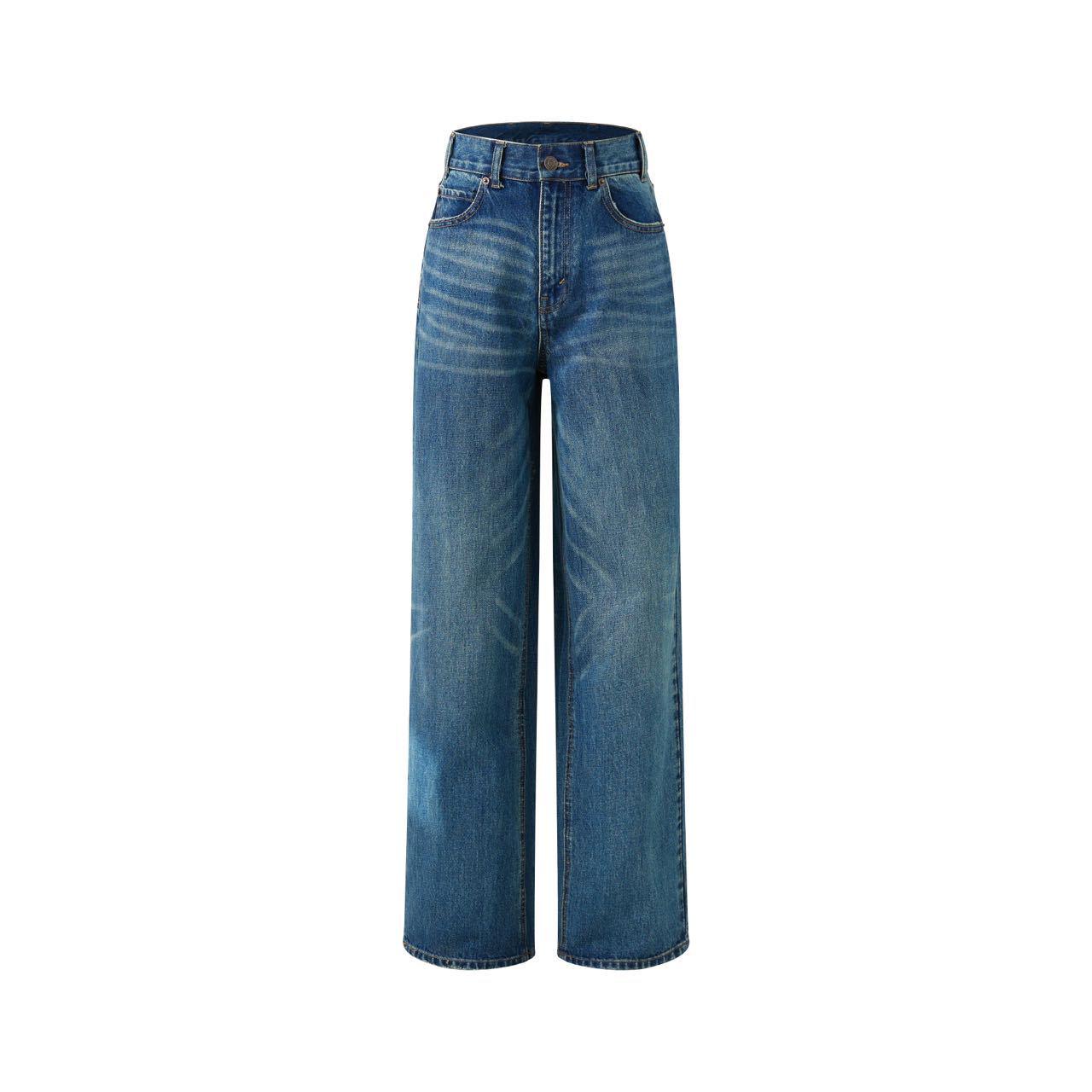 Spring Slimming High Waist Wide Leg Women s Jeans 29