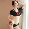 Erotic Underwear Student Uniform Seductive two-Piece Set Sexy, Pure and Cute Doll Student Uniform for Girls 8099
