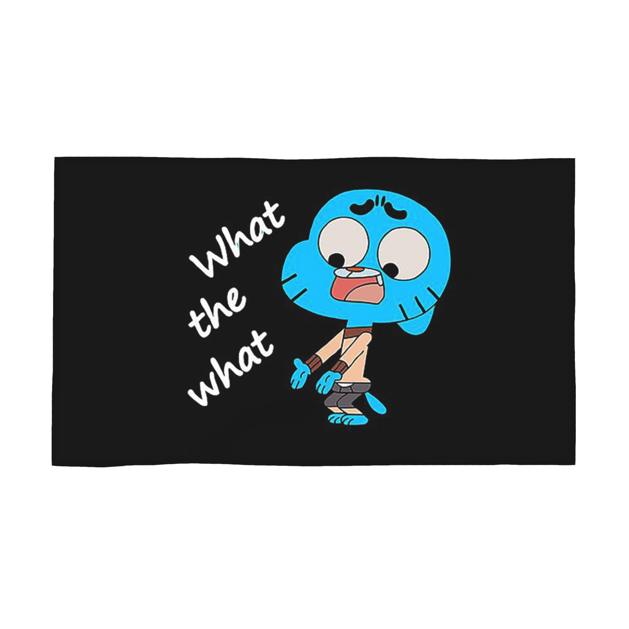 

The amazing world of Gumball What the what Soft Face Towel Quick Dry Pool Bath Cotton Towels Absorbent W40*H60(CM)