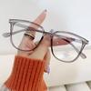 Luxury Design Anti-Blue Prescription Eyeglasses Women'S Large Square Myopia Glasses Unisex Classic Vintage Diopter Eyewear