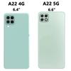 Yeni Geri Samsung Galaxy A22 4G 5G A225 A226 Pil Arka Kapı Konut Yedek Parçalar Kamera ile
