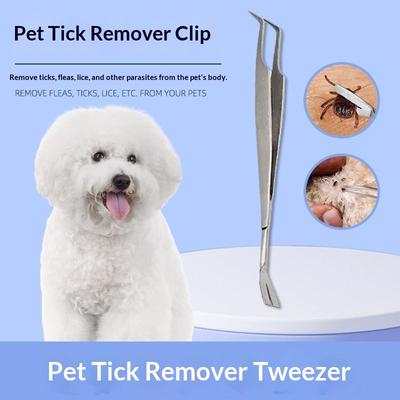 Durable 2 In 1 Tick Removal Tweezers for Quick and Safe Tick Extraction for All Pets and Humans
