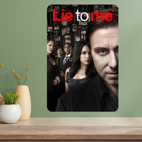 Lie to Me Classic TV Show Metal Poster Sign 20x30cm(7.8x11.8inch)