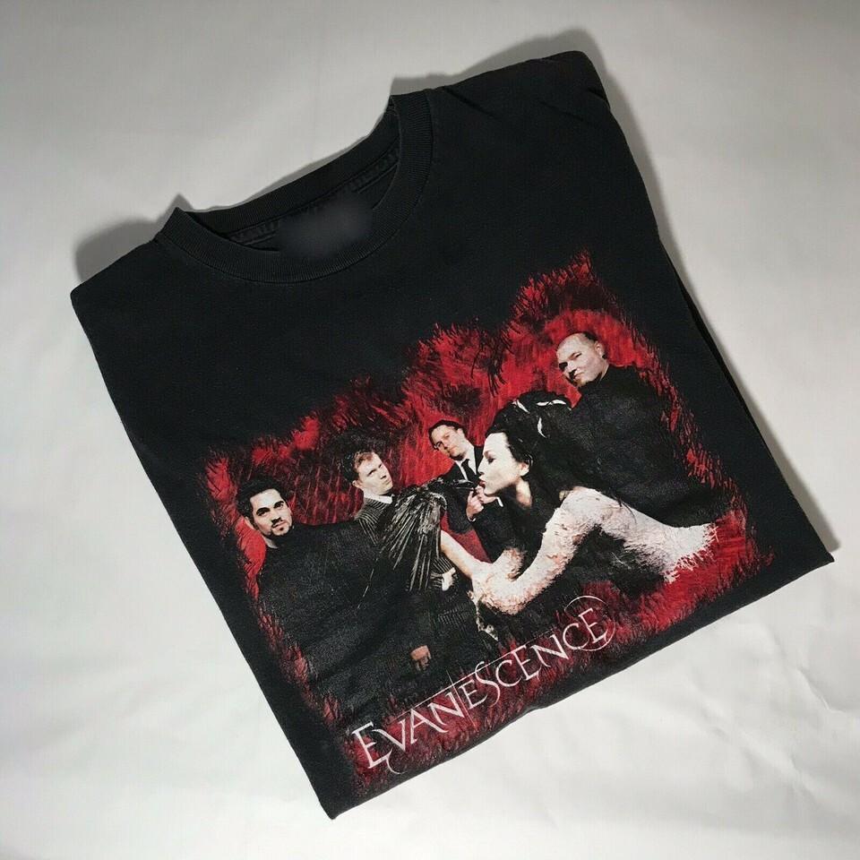 

Vintage Evanescence Music Tour Short Sleeve Black S4XL Unisex Shirt BL450 Unisex T-Shirt M