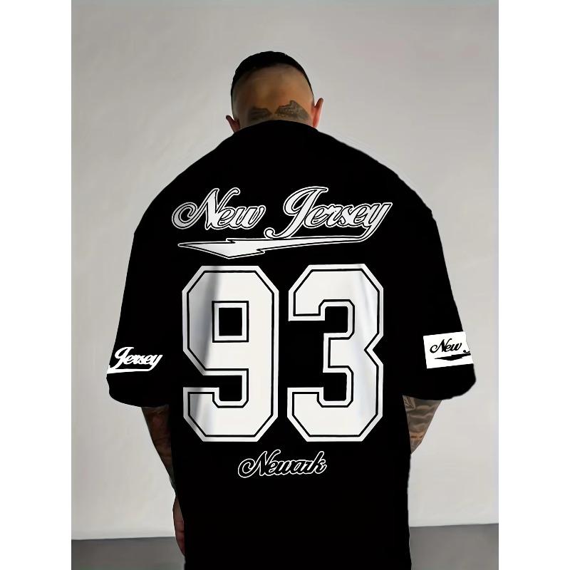 A New Summer 2025 Streetwear Casual Fashion Simple 3D Digital Printed Soft Comfortable Breathable and Lightweight Men's T-shirt