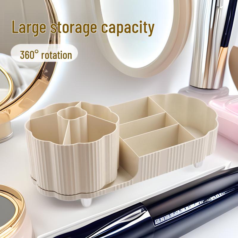 

Вращающийся держатель для кистей для макияжа и косметики large чёрный