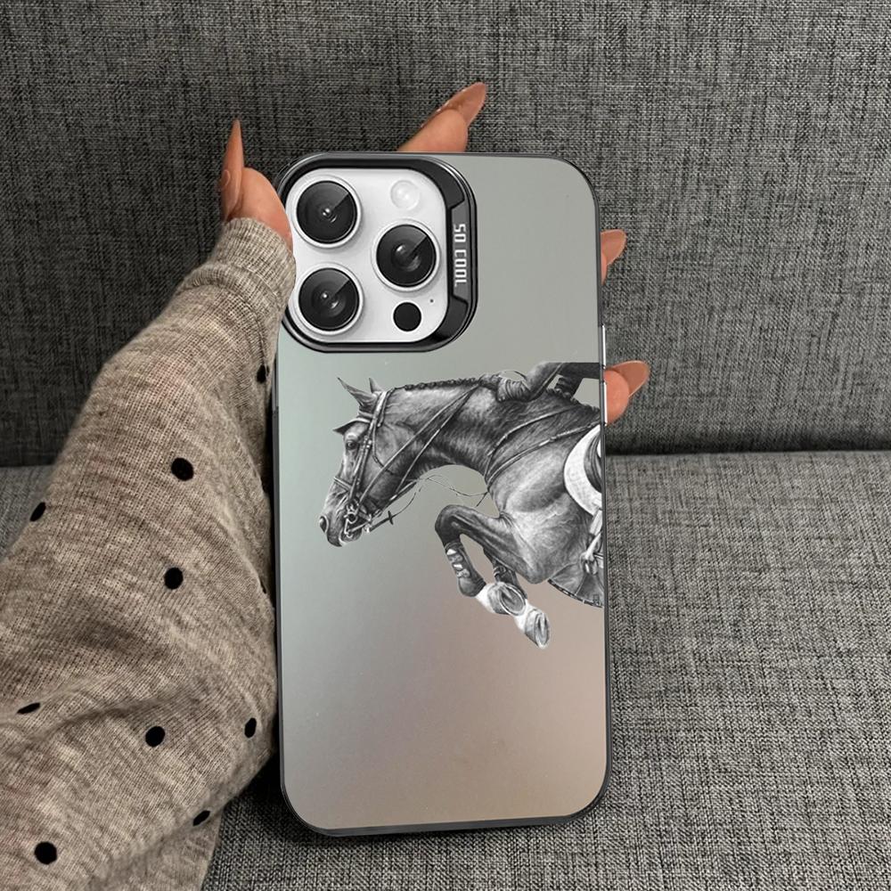 Frederik The Great beauty horse Phone Case For iPhone 16 15 14 13 12 11 Pro Max X XR XSMAX 8 7 Plus Matte Shockproof Back Cover