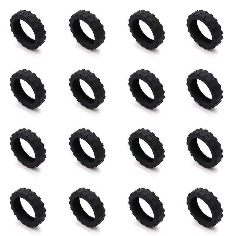 16pcs Upgraded Thickened Silicone Suitcase Wheels Protective Cover Trolley Case Luggage Silent Shock Absorption Wheels Wear-resistant