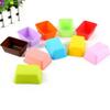 10PCS Rectangular Silicone Cake Mold - Muffin, Brownie, Pudding & Soap Mold