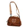 The Shoulder Zipper Bear Pattern Shopping Mobile Phone Bag Canvas Bag Messenger Bag Women Handbag