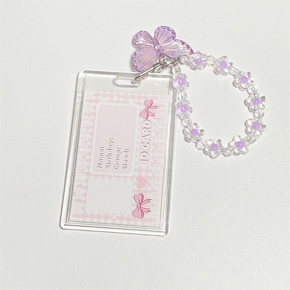 Fashion Acrylic Card Holder Crystal Vertical ID Card Holder Bank ID Holders