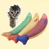 Cat Toys New Plush Toys Cat Self-Happy Toys Simulation Fish Resistant To Grabbing and Grinding Teeth Cleaning
