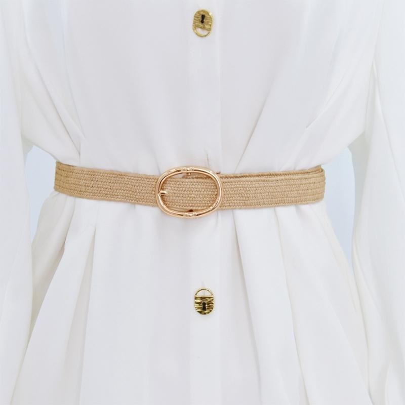 Braided Waist Belt Woven Braided Belt for Wrap Dress Night Club Skinny Belt for Party Dancing Beach