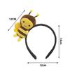 Plush Bee Doll Hairband Cute Animal Bee Hairband Funny Bee Plush Headband  For Women and Girls