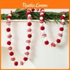 Felt Christmas Banner With Red White Decor For Holiday Event And Display Window