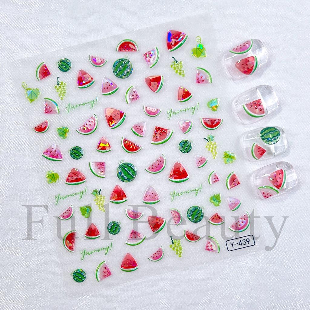 Nail Art Sticker Cartoon Autumn Thanksgiving Orange Red Gradient Maple Leaf Nail Sticker Decoration