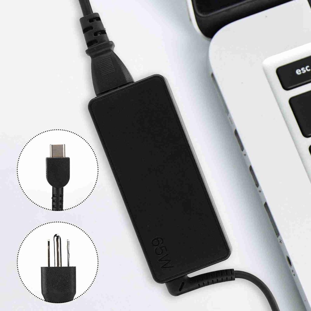 20V 3.25A 65W Type C AC Strømforsyningsadapter Lader for Lenovo bærbar PC