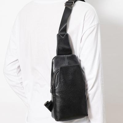 Semplice borsa da uomo in vera pelle, borsa da uomo estiva alla moda, borsa da uomo in pelle di mucca, borsa da uomo casual alla moda