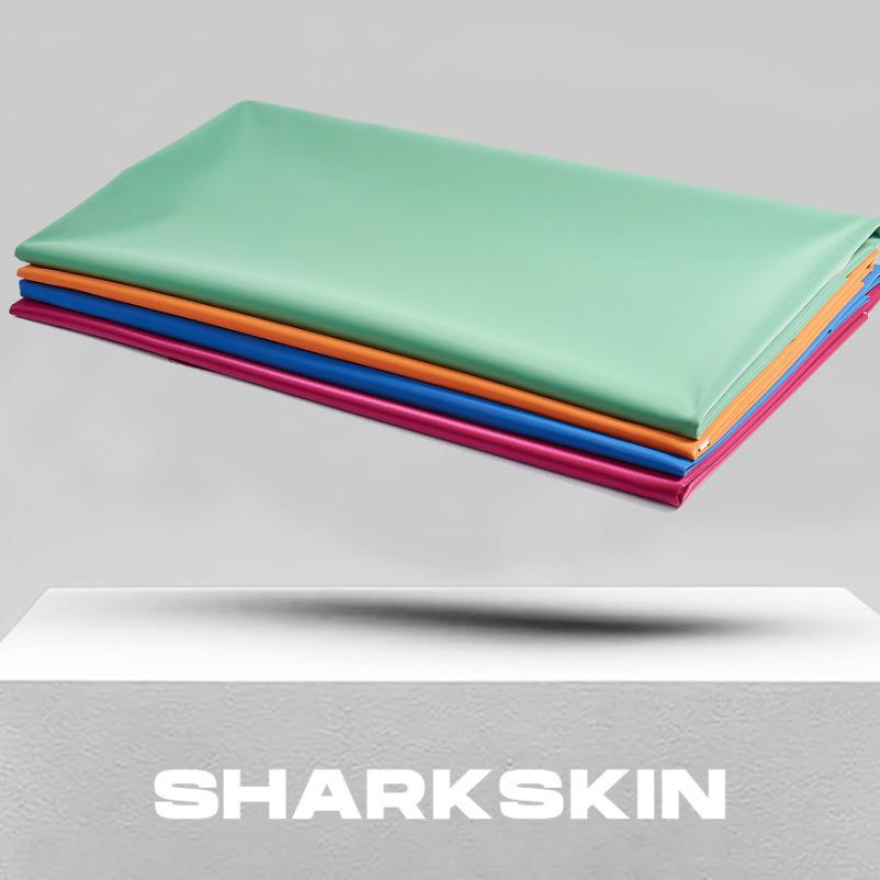 Pearlescent Shark Skin Velvet Fashion Down Jacket Fabric