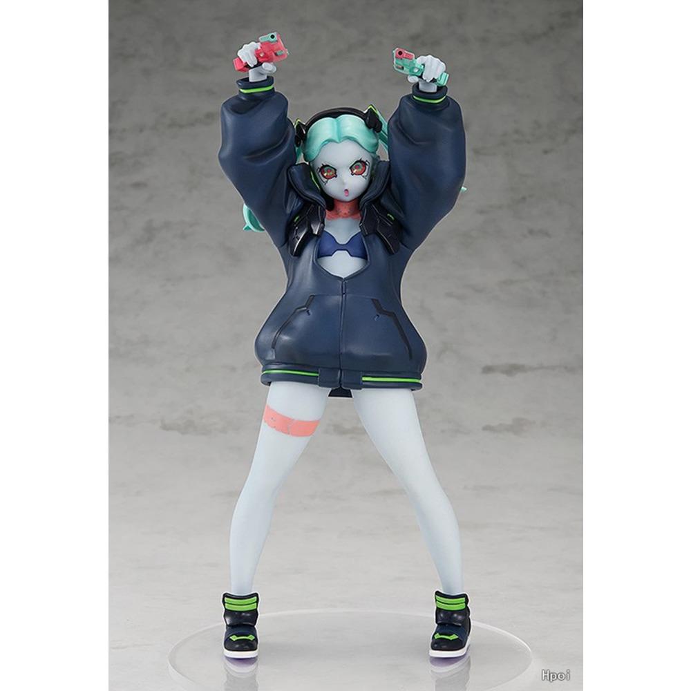 17CM Anime Game LUCY DAVID REBECCA Figure Punk Cool Artwork Animation Model Toys Gifts Collection Decoration Ornaments PVC