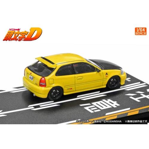 INTERALLIED MODELER'S 1/64 Initial D Set Vol.12, Tomoyuki Tate, Toudou Shokai Civic (EK9) & Takumi Fujiwara Trueno (AE86) Completed