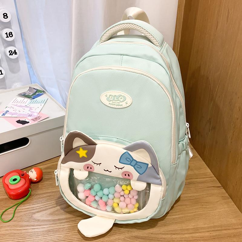 Children's Schoolbag, Primary School Students and Girls Are Cute and High-value Cats, Kindergarten Small Backpacks, Fashionable Backpacks.