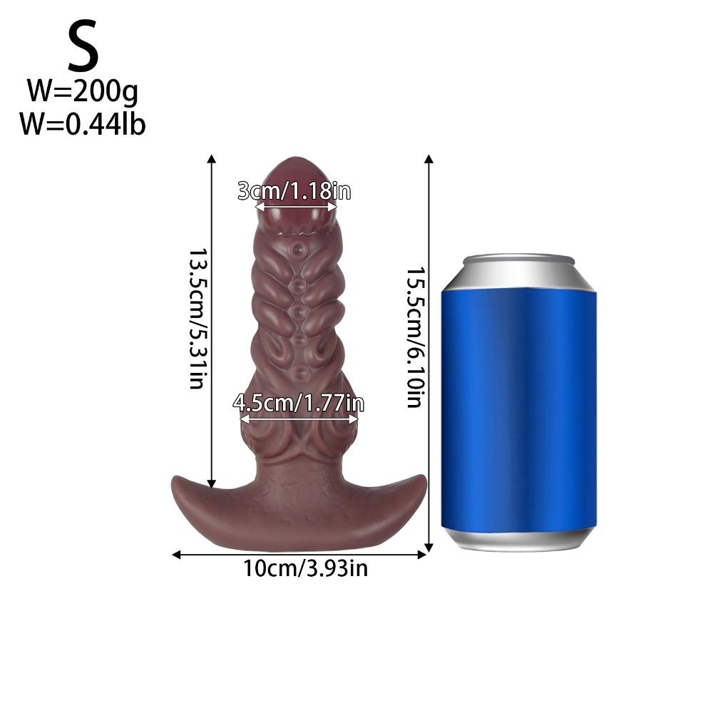 Realistischer Tier-Silikon-Analstecker Unisex Anal-Expander Erwachsenenspielzeug
