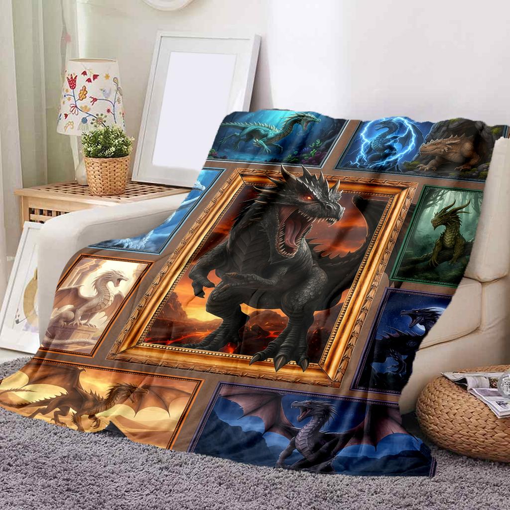 1 Stück Flanelldecke mit Cartoon-Druck, Hohe Qualität, Bequem für alle Jahreszeiten, Heimdekoration, Wärme und Komfort, Perfekt als Weihnachts- oder Geburtstagsgeschenk
