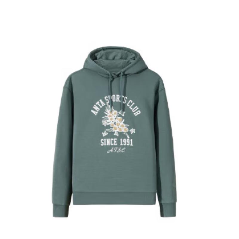 ANTA Women's Puffy Fleece Hooded Sweatshirt