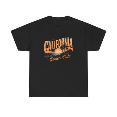 California Golden State Graphic T Shirt Unisex Heavy Cotton Tee GIFT