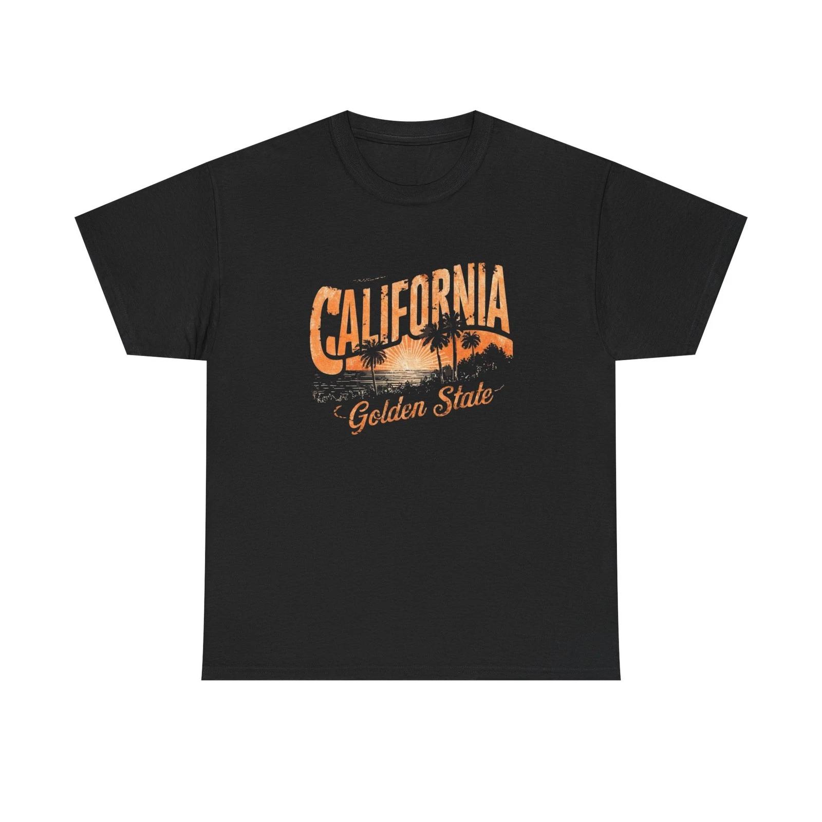 California Golden State Graphic T Shirt Unisex Heavy Cotton Tee GIFT XL