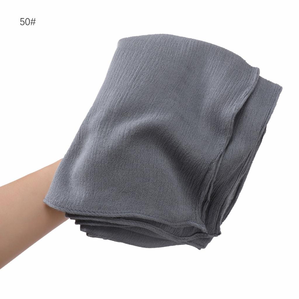 Foulard Hijab en coton rayonne uni uni pour femme, grande taille, châles et enveloppes de haute qualité, bandeau musulman, turban islamique