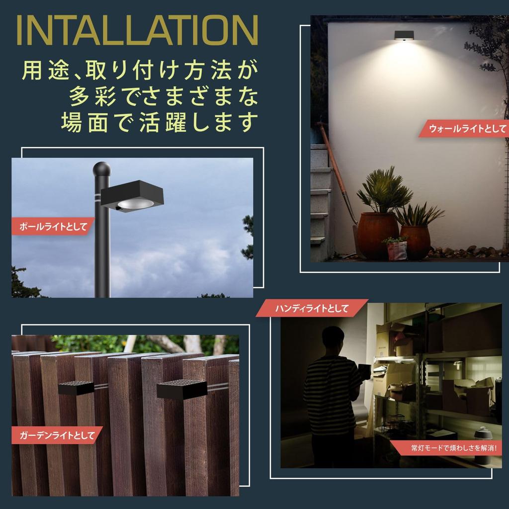 Wall Hanging Light Entrance Light Solar Sensor Light LED 1000LM 2000mAh Large Capacity Battery with Motion Sensor Removable Solar Light 4000K Daylight