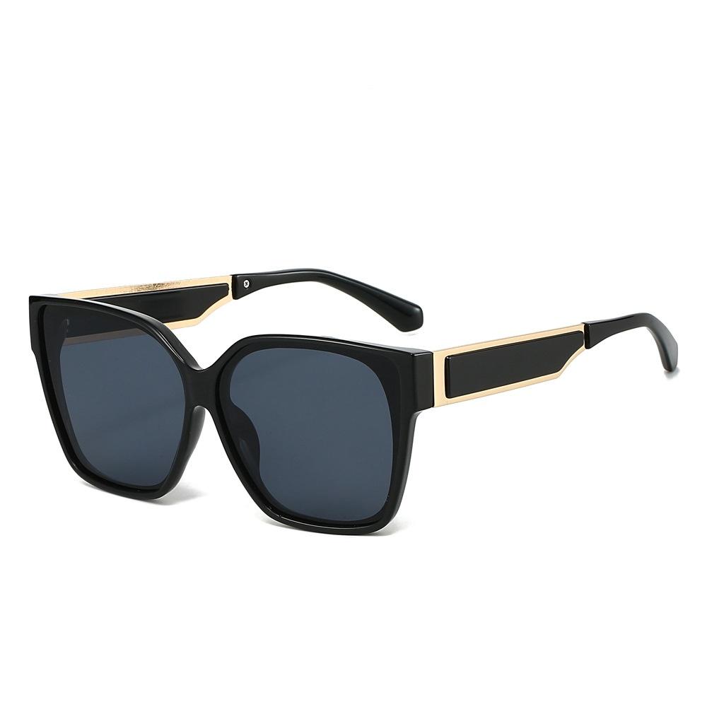 

New Retro Candy Colors Gradient Square Women Sunglasses Ins High Quality Contrast Color Frame Men Trendy Uv400 as picture