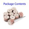 Grinding Flap Wheel Disc 10Pcs Replace Sandpaper Replacement Accessories