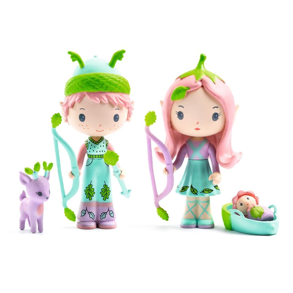 DJECO Tinyly Lily Sylvester Figure and Educational and Stylish Montessori Perfect for Girls Ages and Perfect As a Kindergarten or School Entrance a
